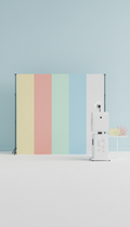 Customizable Pastel Color-Blocked Backdrop Kit